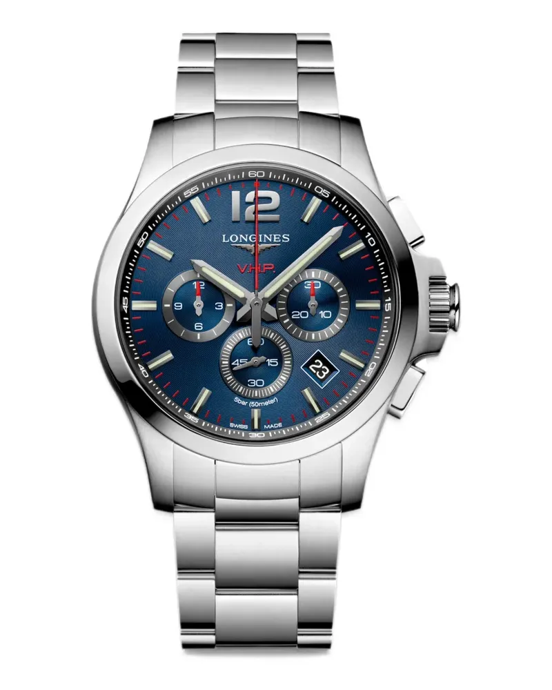 Longines Conquest V.H.P. Armbanduhr 42mm - Blau Blau