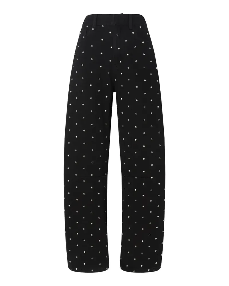 Pinko Jeans mit Kristallen - Schwarz Schwarz