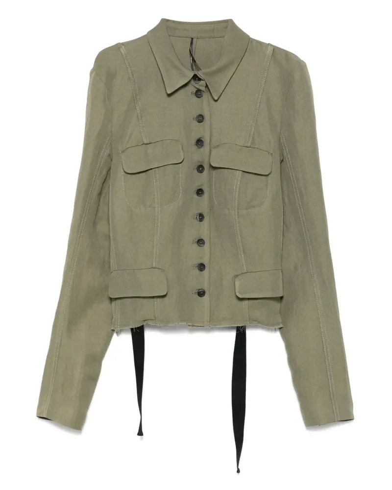 Masnada Jacke aus Twill - Grün Grün