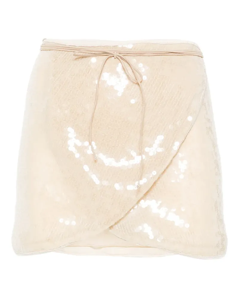 Oséree wrap design skirt - Nude Nude