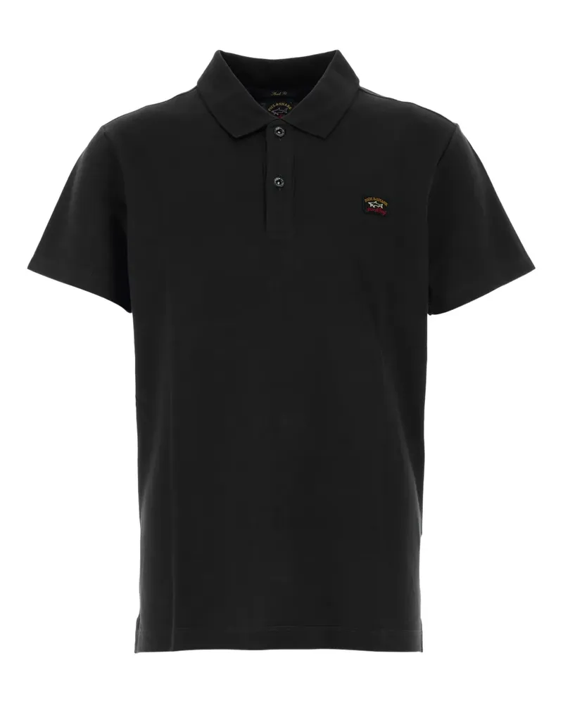Paul & Shark logo-detail polo shirt - Schwarz Schwarz