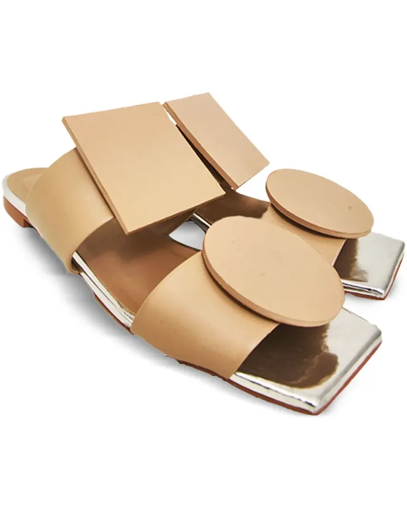 Gloria Coelho Sandalen mit eckiger Kappe - Braun Braun