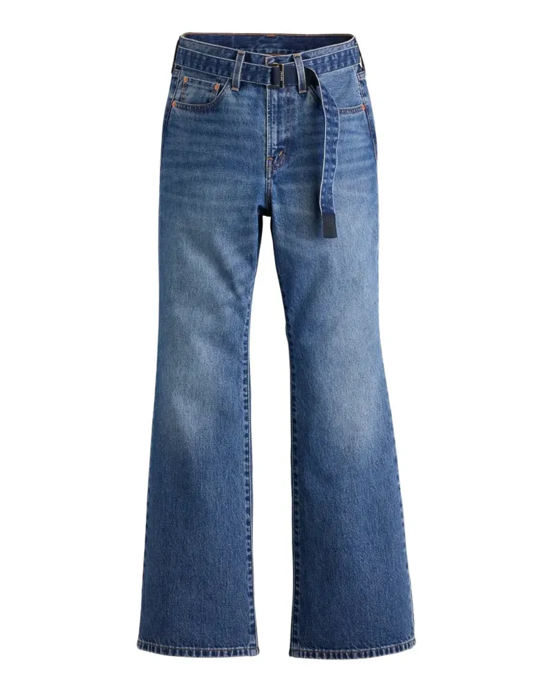 Sacai x Levi's Wide-Leg-Jeans mit Gürtel - Blau Blau