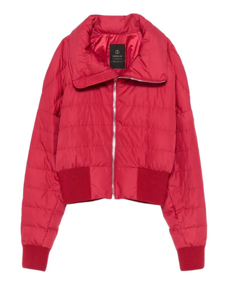 Moncler cropped quilted jacket - Rot Rot