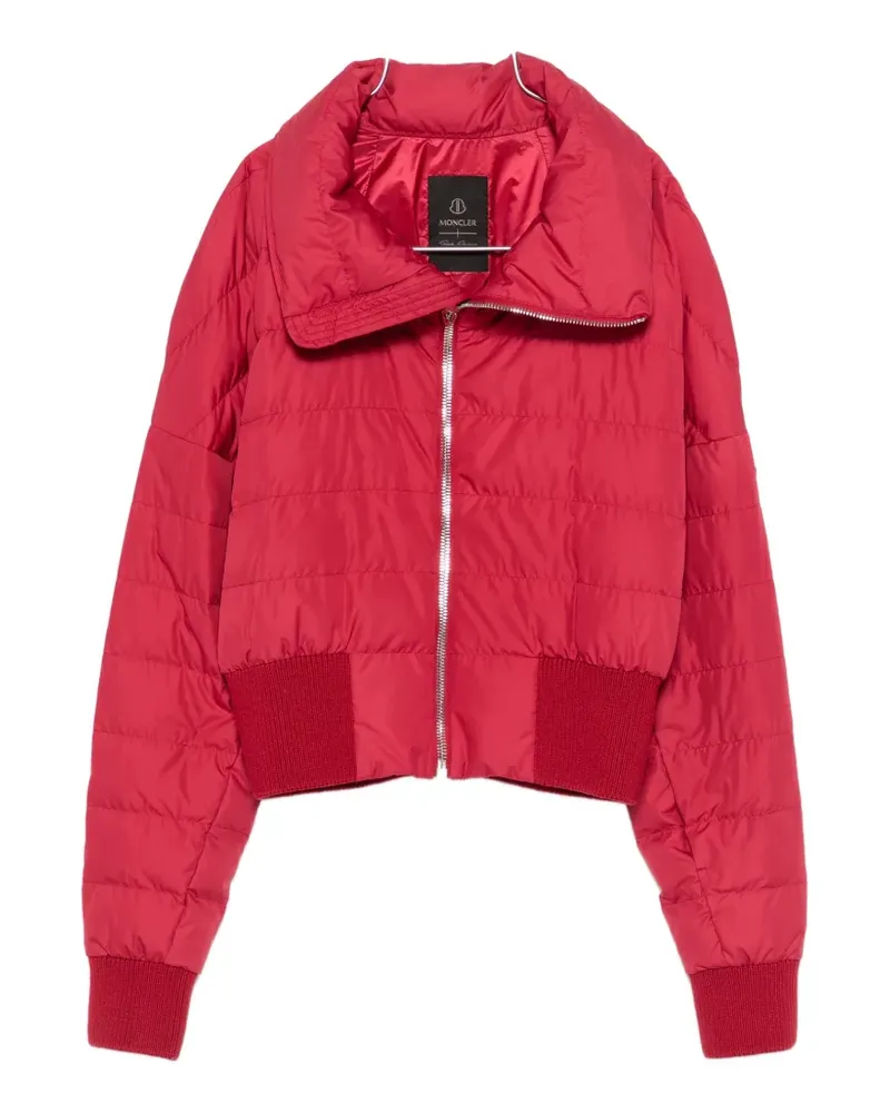Moncler cropped quilted jacket - Rot Rot