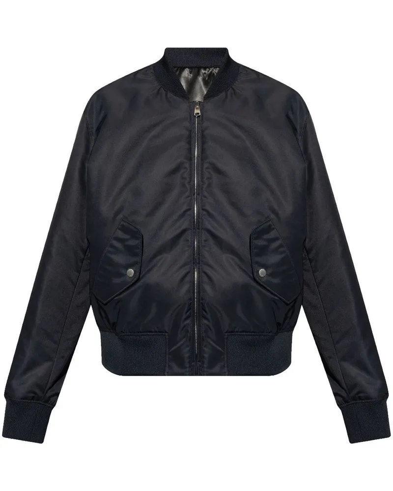 Balmain Bomberjacke mit Logo-Stickerei - Blau Blau