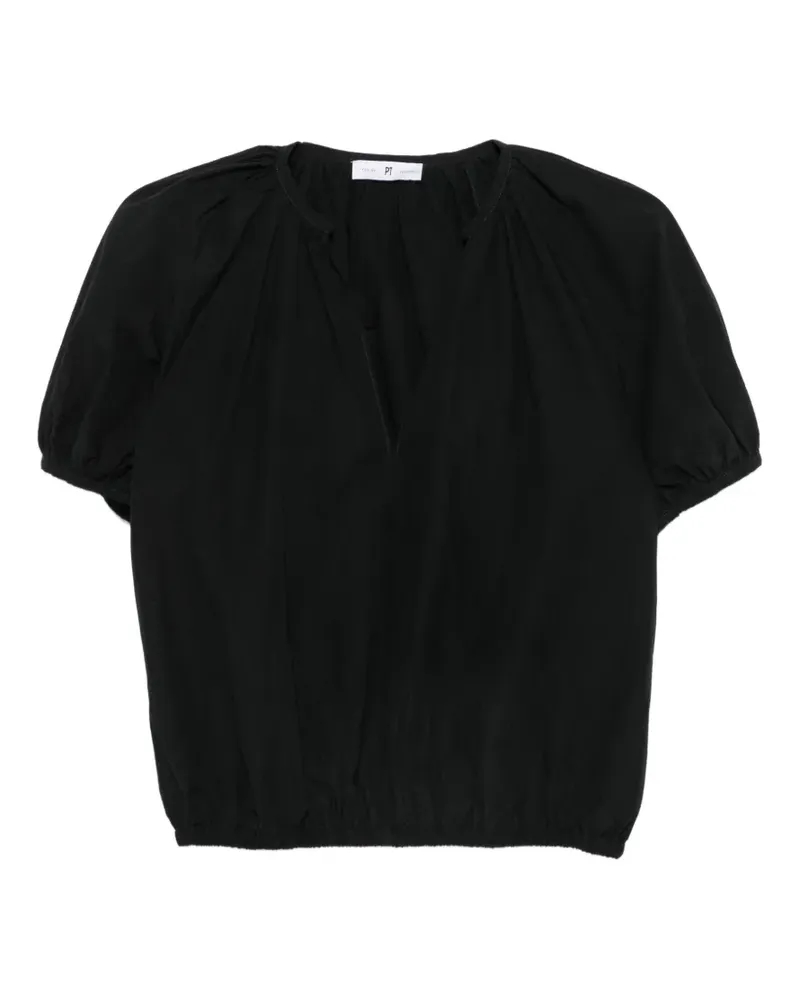 PT TORINO Teresa puff-sleeve blouse - Schwarz Schwarz