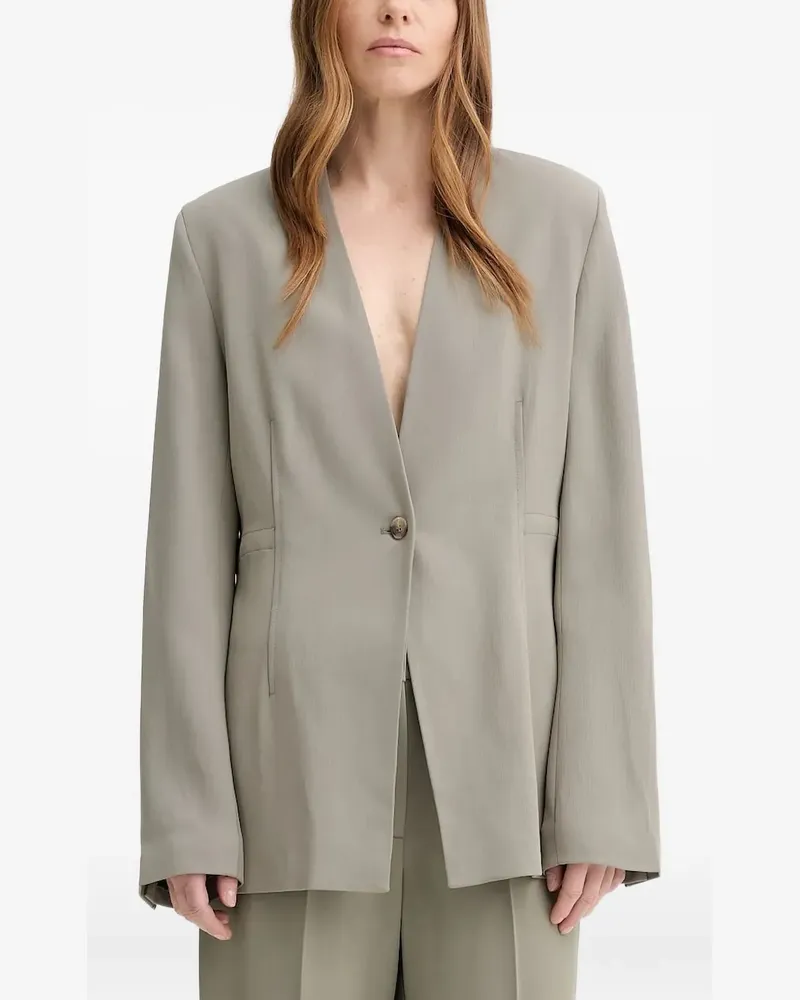 Samsøe & Samsøe Sakitra Blazer mit einem Knopf - Grün Grün