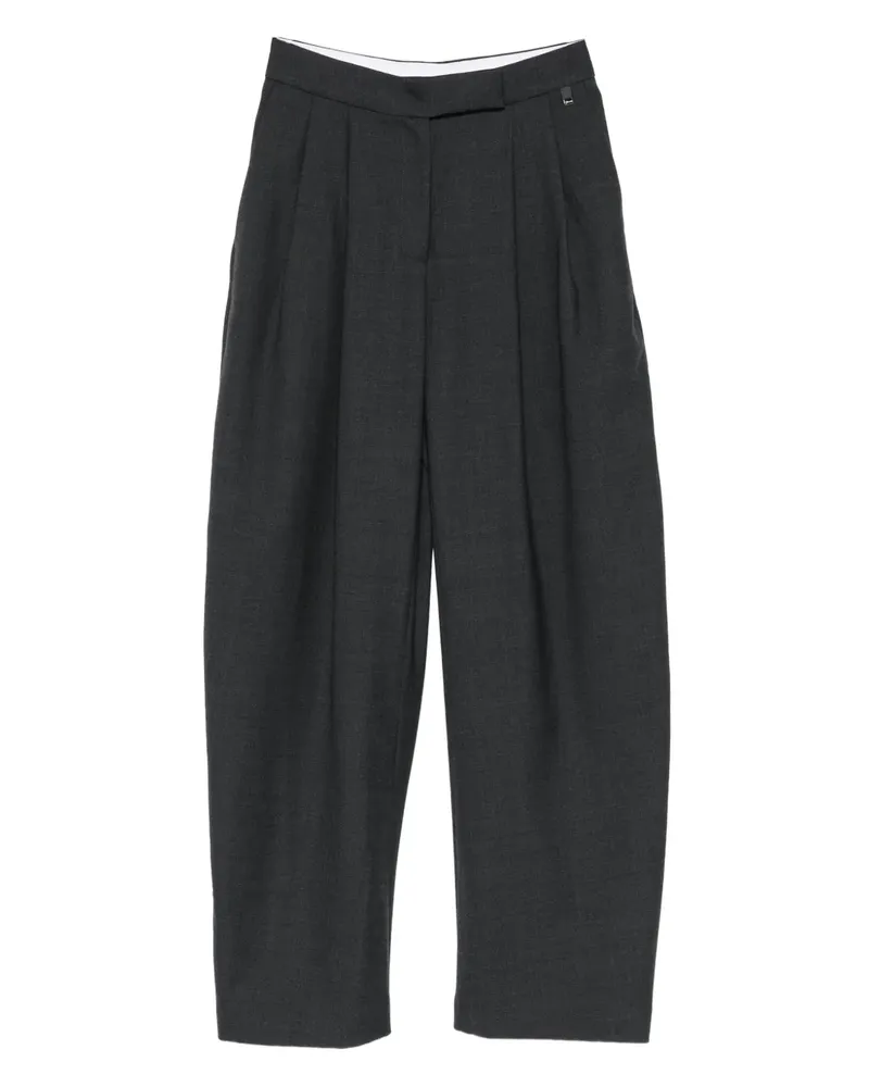 Herno Plissierte Hose - Grau Grau