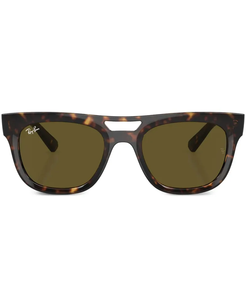 Ray Ban Phil Sonnenbrille mit eckigem Gestell - Grün Grün
