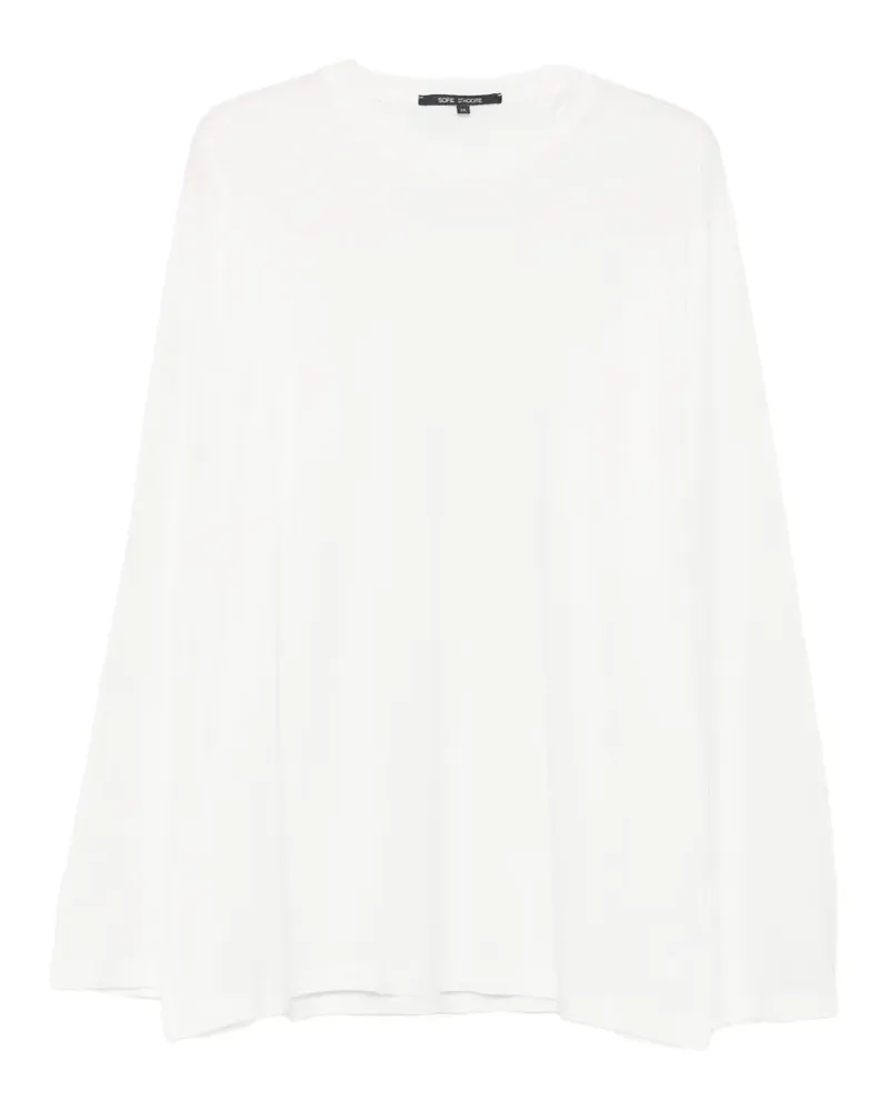 Sofie D'Hoore Klassisches Langarmshirt - Weiß Weiß