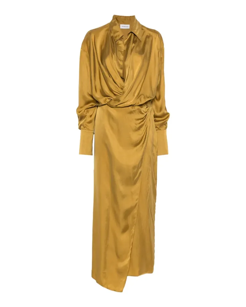 ANDAMANE Paloma long-sleeve maxi dress - Gelb Gelb