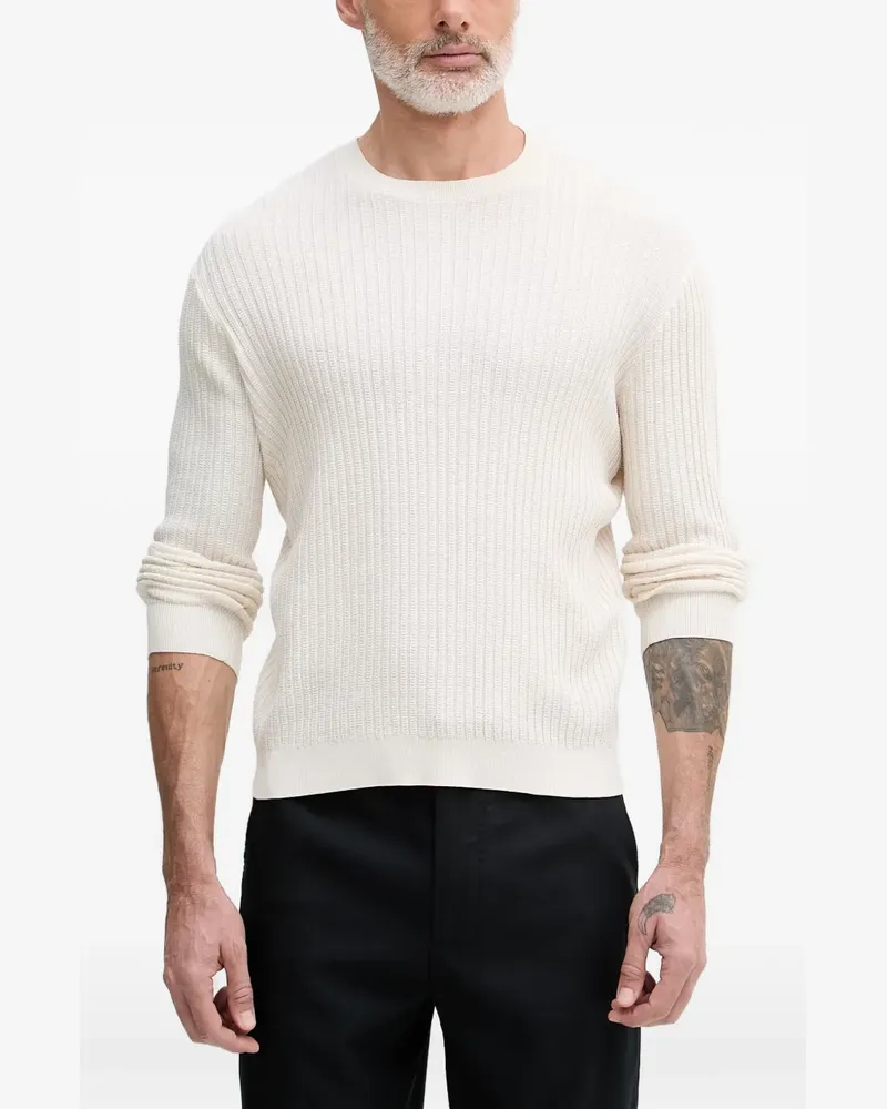 Armani Exchange ribbed-knit sweater - Nude Nude
