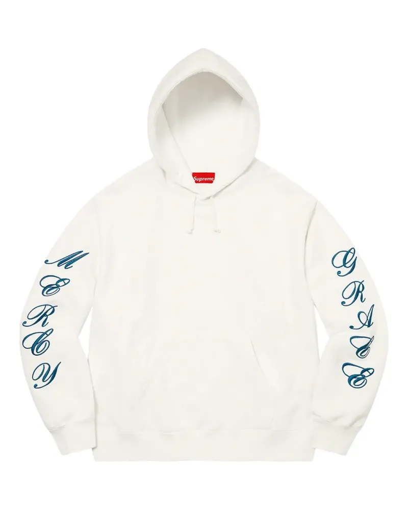 Supreme Being Patches Spiral "SS23 - White" Hoodie - Weiß Weiß