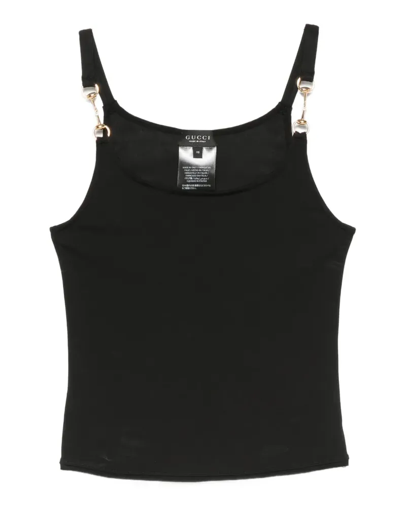 Gucci Horsebit camisole top - Schwarz Schwarz