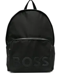 HUGO BOSS Rucksack mit Logo-Prägung Schwarz