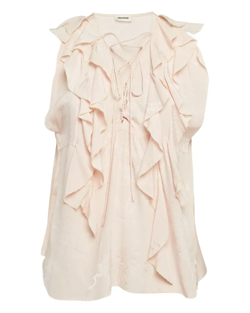 Zadig & Voltaire Pre-owned Bluse mit Rüschendetail - Rosa Rosa