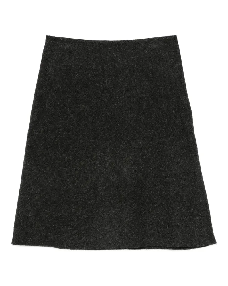 Miu Miu Aline Rock in A-Linie - Grau Grau