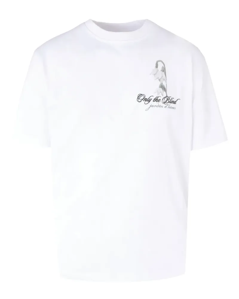 ONLY THE BLIND Frosted Blossom T-Shirt - Weiß Weiß