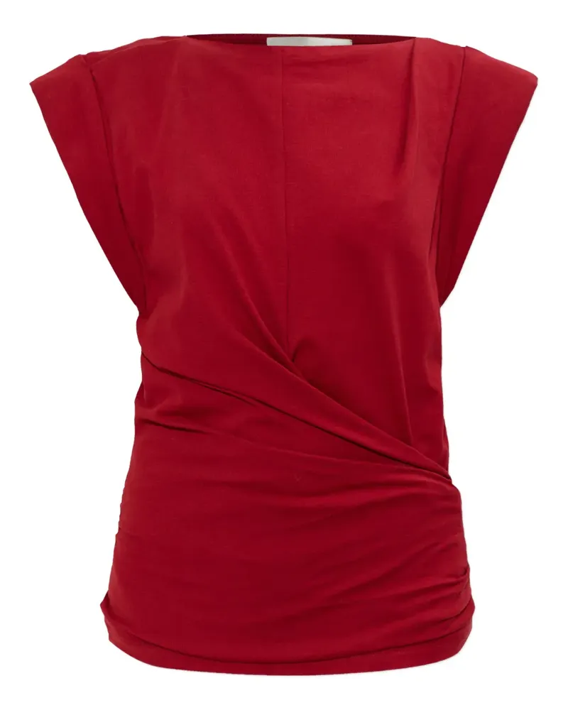 Isabel Marant Maisan draped top - Rot Rot
