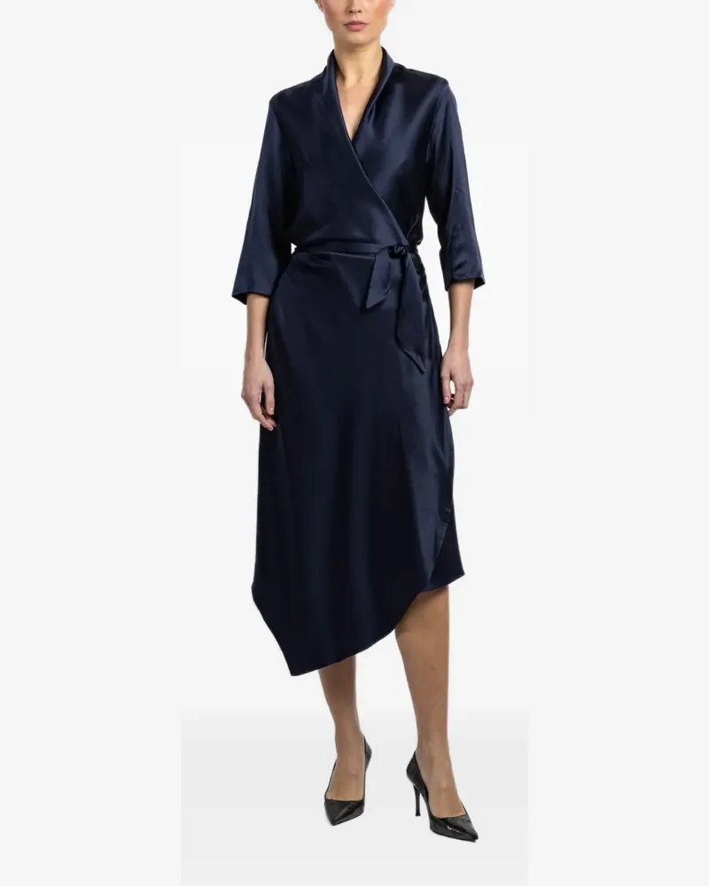 Peter Cohen wrap tie dress - Blau Blau