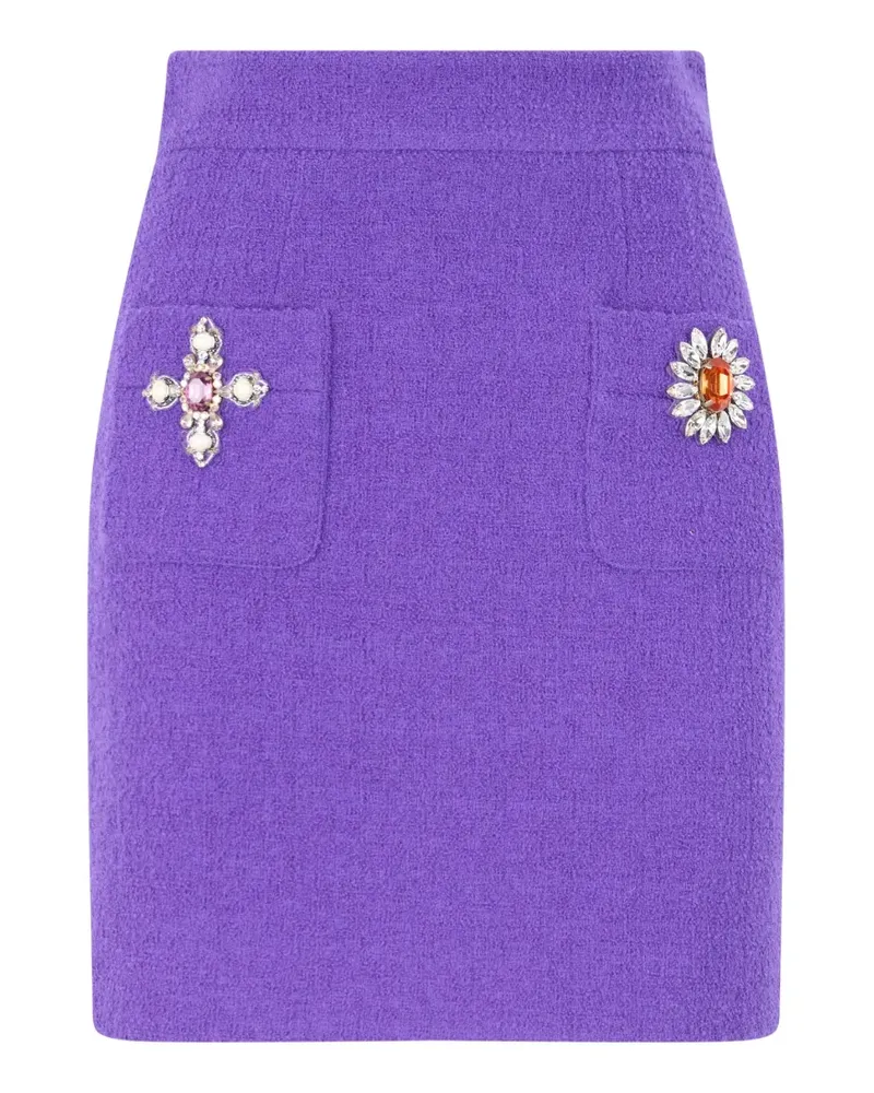 Moschino Hemd mit verzierter Tasche - Violett Violett
