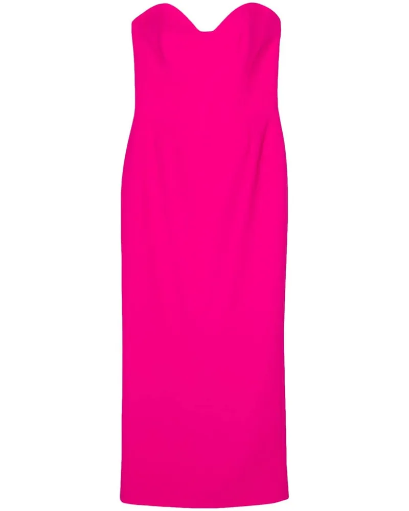 The New Arrivals Ilkyaz Ozel Paloma Midikleid aus Krepp - Rosa Rosa