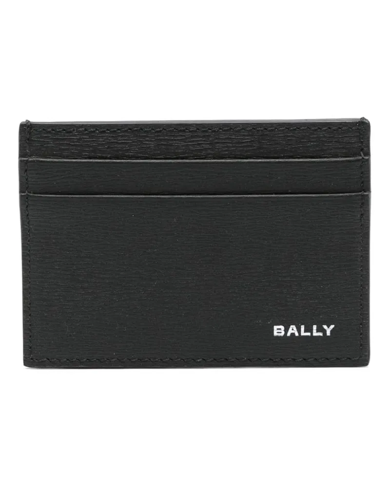 Bally Kartenetui mit Logo-Prägung - Schwarz Schwarz