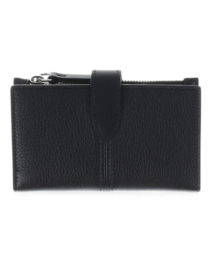 Maison Margiela leather zip cardholder - Schwarz Schwarz