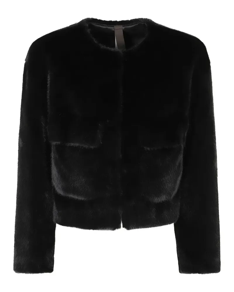 DUNO Lolita faux-fur jacket - Schwarz Schwarz