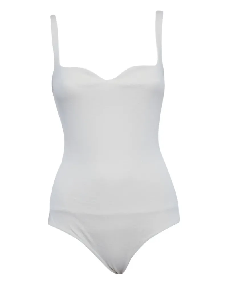 Nanushka Lilou sweetheart-neckline slim-strap top - Nude Nude