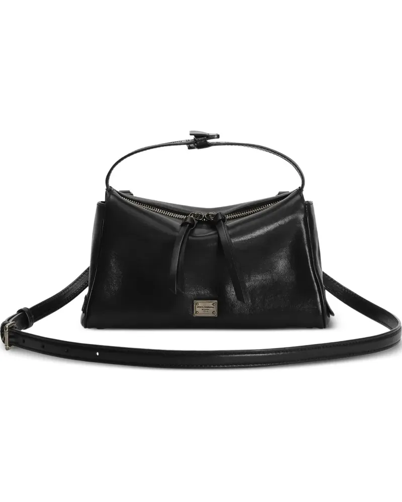 Dolce & Gabbana Vittoria Schultertasche - Schwarz Schwarz