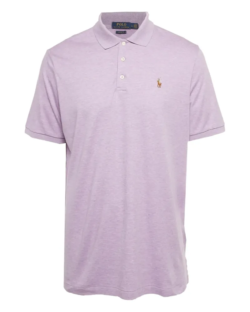 Ralph Lauren Classic FIt Poloshirt mit Logo - Violett Violett