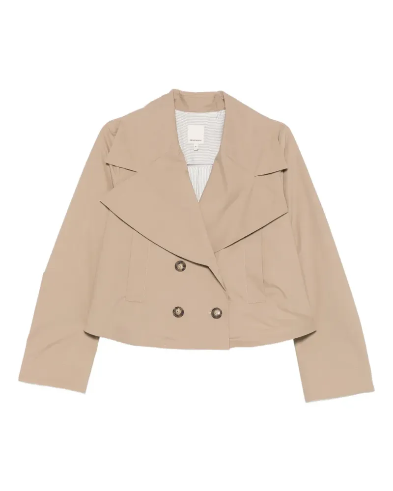 Emporio Armani double-breasted jacket - Nude Nude