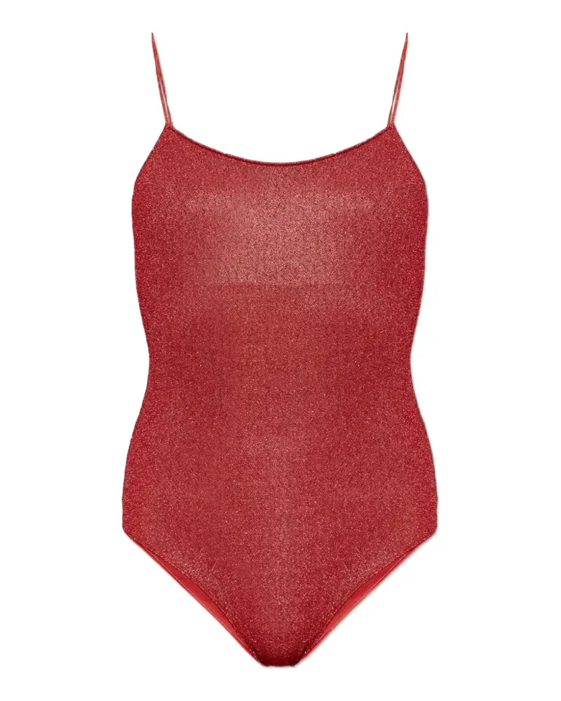 Oséree scoop-neck swimsuit - Rot Rot
