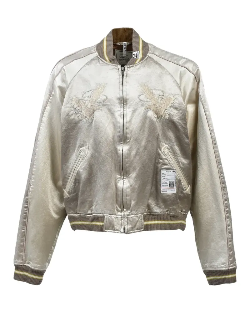 MIHARAYASUHIRO Souvenir Bomberjacke - Silber Silber