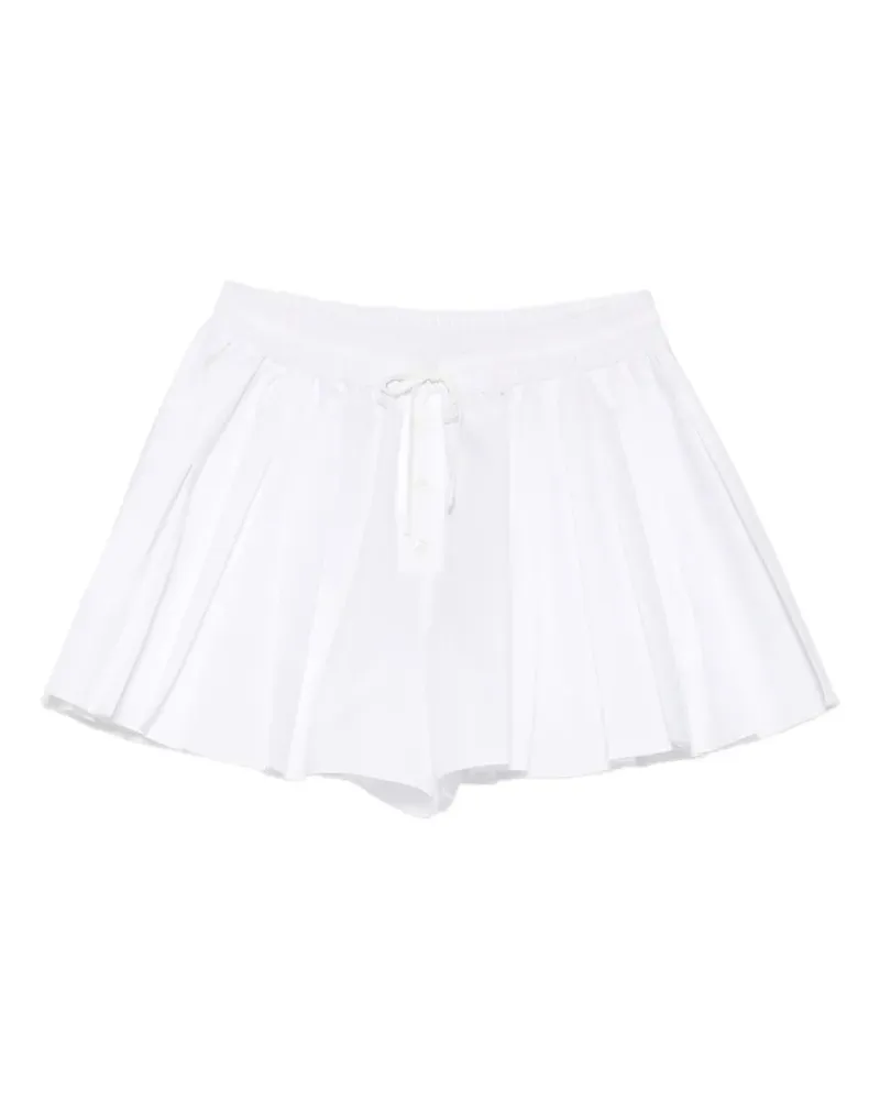Lacoste pleated drawstring mini skirt - Weiß Weiß