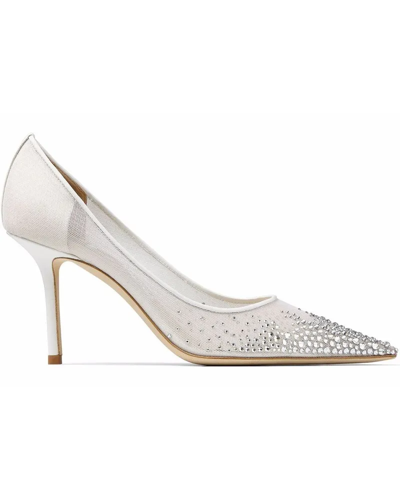 Jimmy Choo Love Pumps 85mm - Weiß Weiß