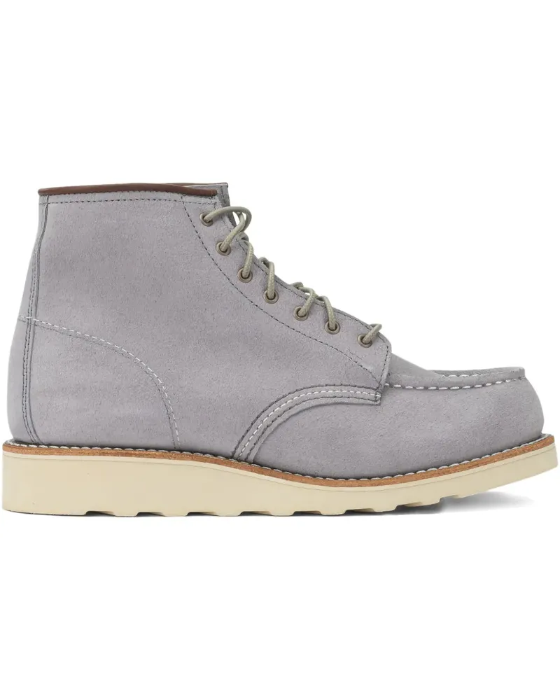 Red Wing Shoes Schnürstiefel aus Wildleder - Grau Grau