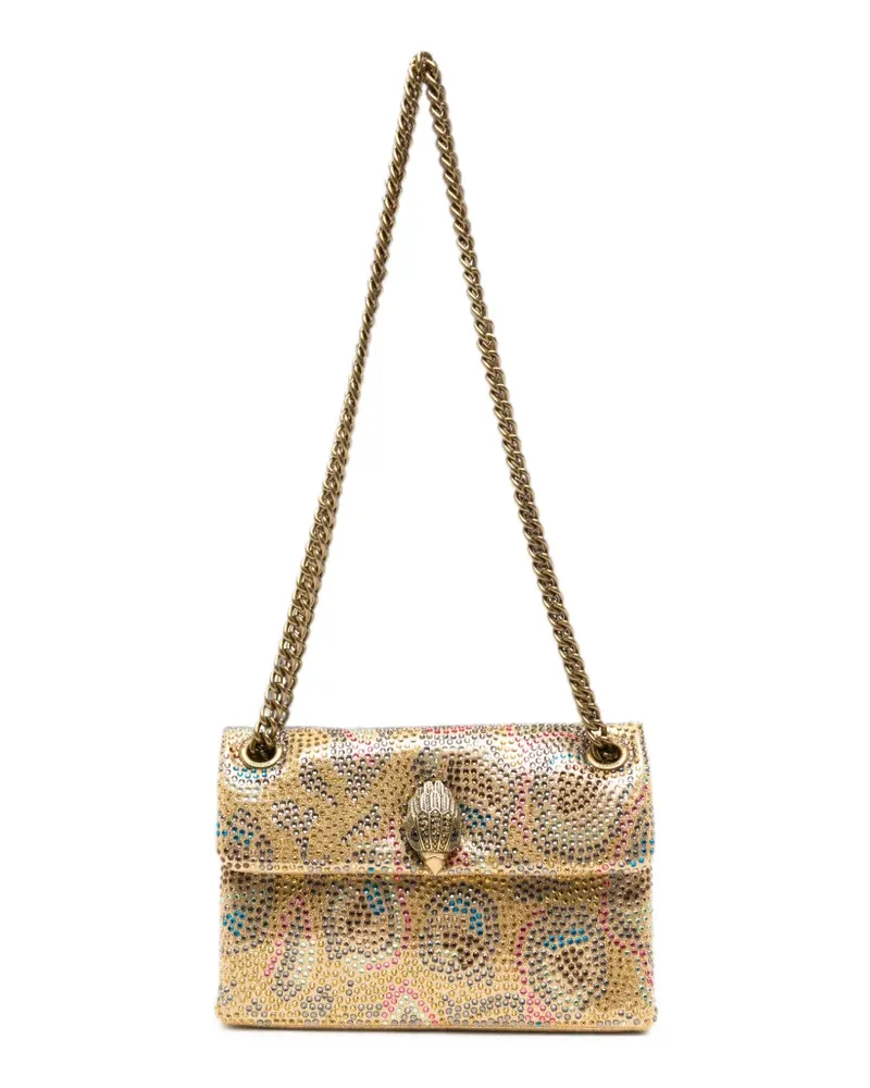 Kurt Geiger mini crystal-embellished crossbody bag - Gold Gold