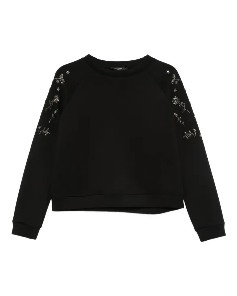 Max Mara embellished sweatshirt - Schwarz Schwarz