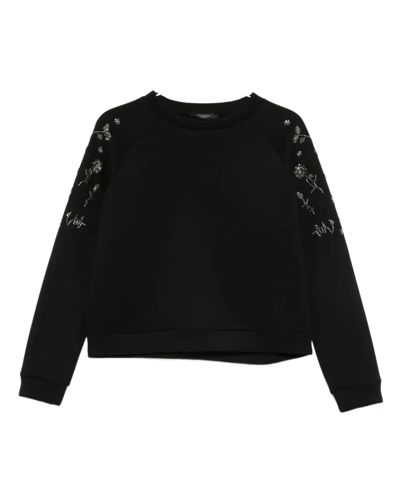 Max Mara embellished sweatshirt - Schwarz Schwarz