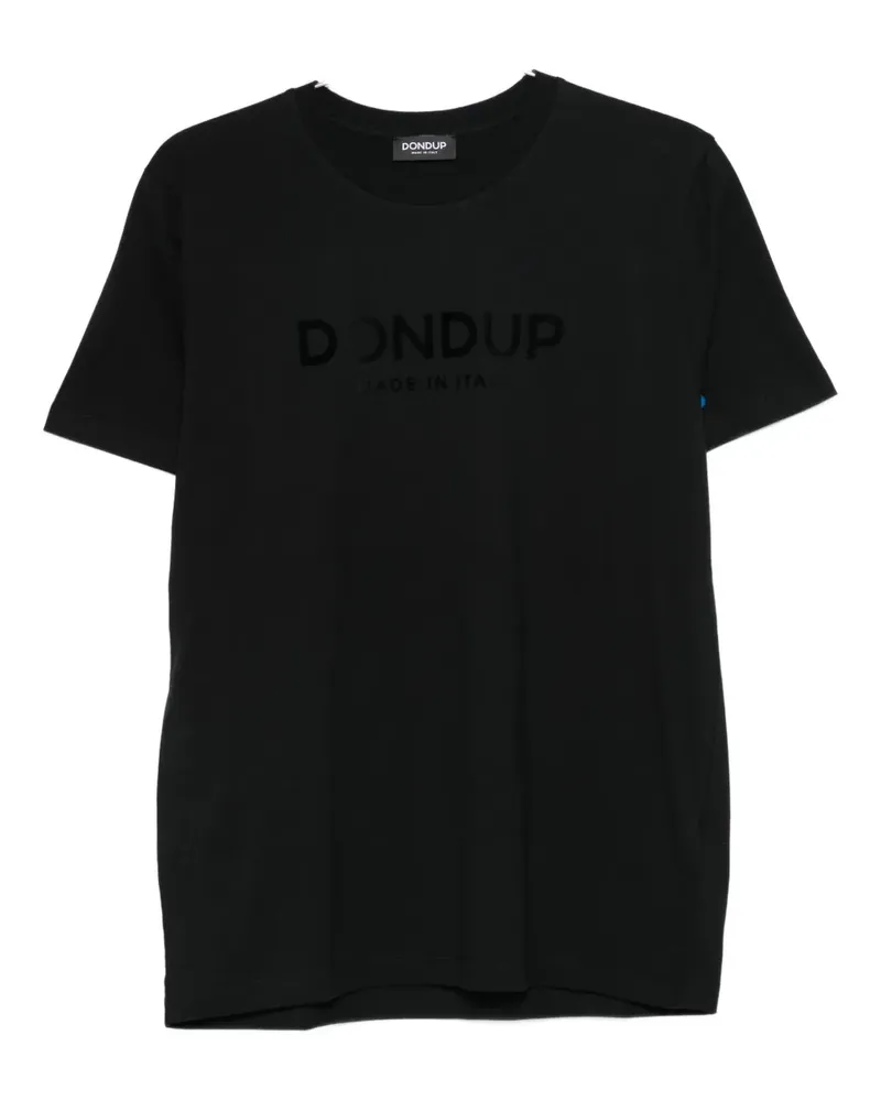Dondup logo-print T-shirt - Schwarz Schwarz
