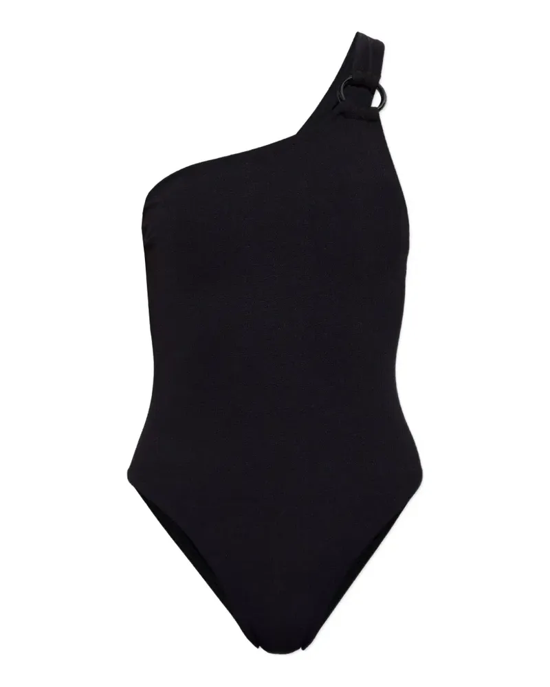 Matteau Asymmetrischer Badeanzug mit Ringdetail - Schwarz Schwarz