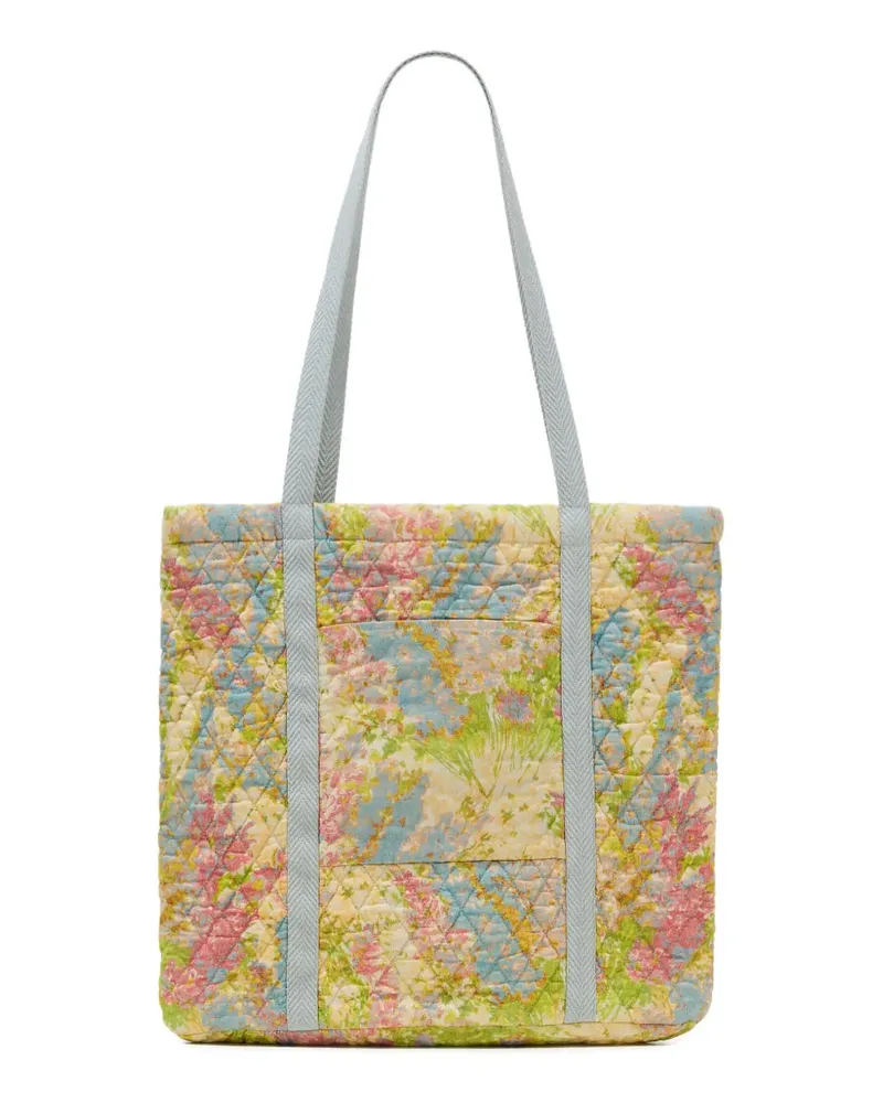 LoveShackFancy Henderson floral-print shoulder bag - Grün Grün