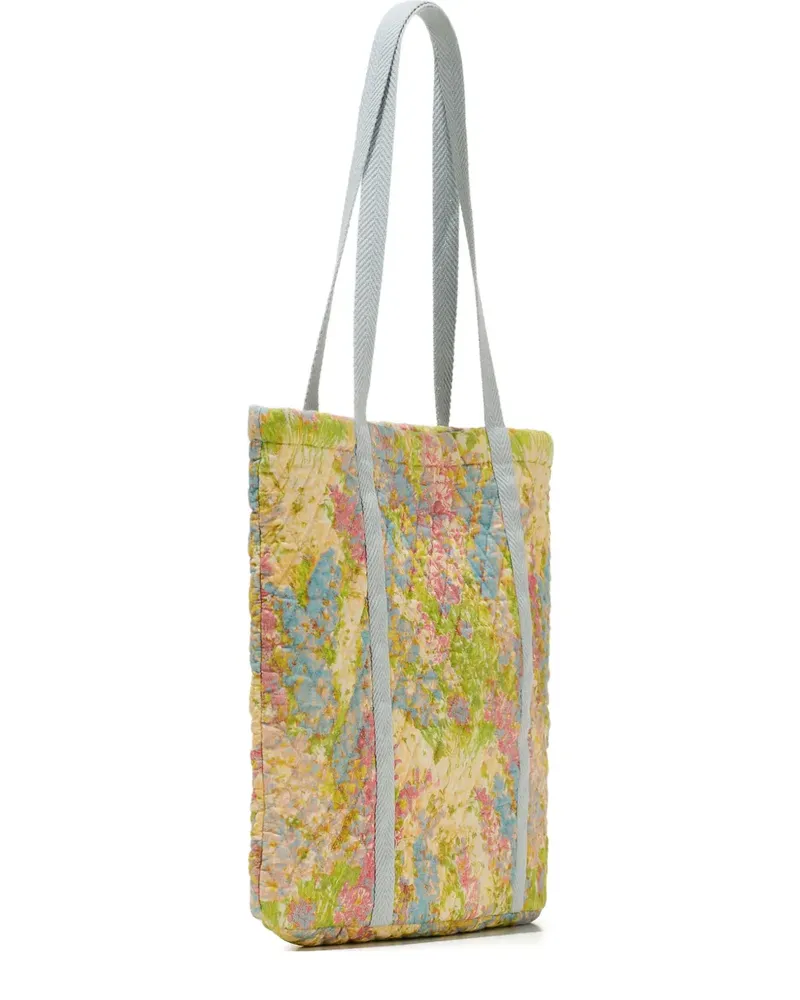 LoveShackFancy Henderson floral-print shoulder bag - Grün Grün