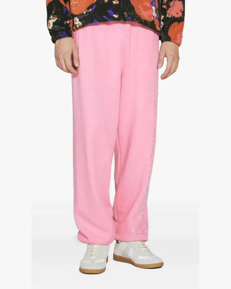 AWAKE NY Jogginghose mit Strassverzierung - Rosa Rosa