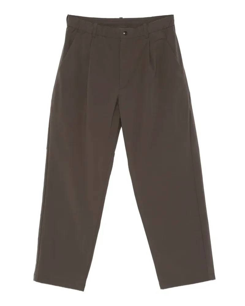 Goldwin pleated straight-leg trousers - Braun Braun