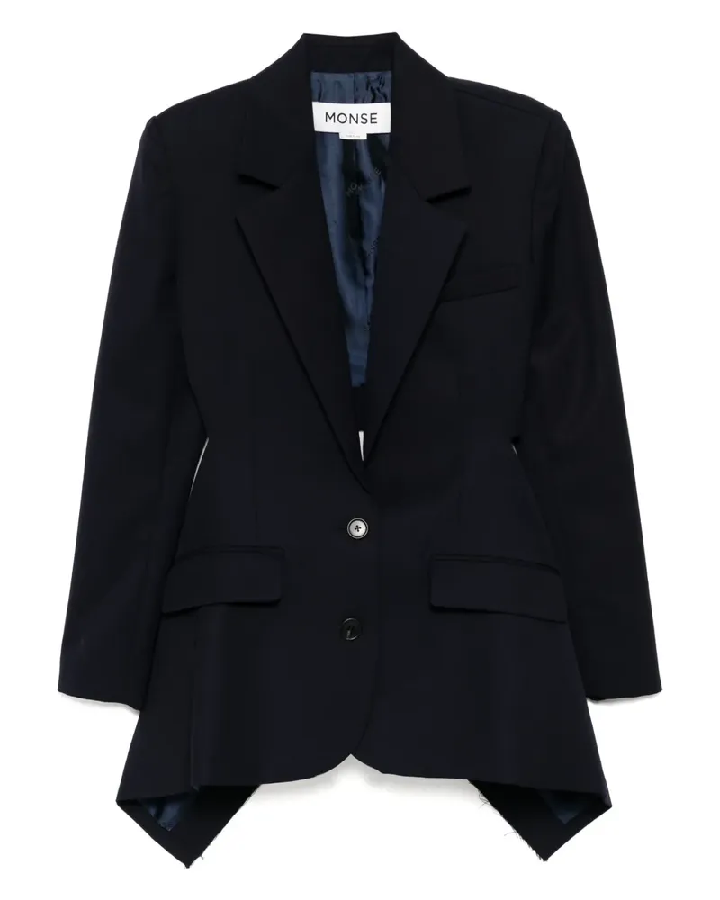 Monse Cascade Jacke mit Schlitz - Blau Blau