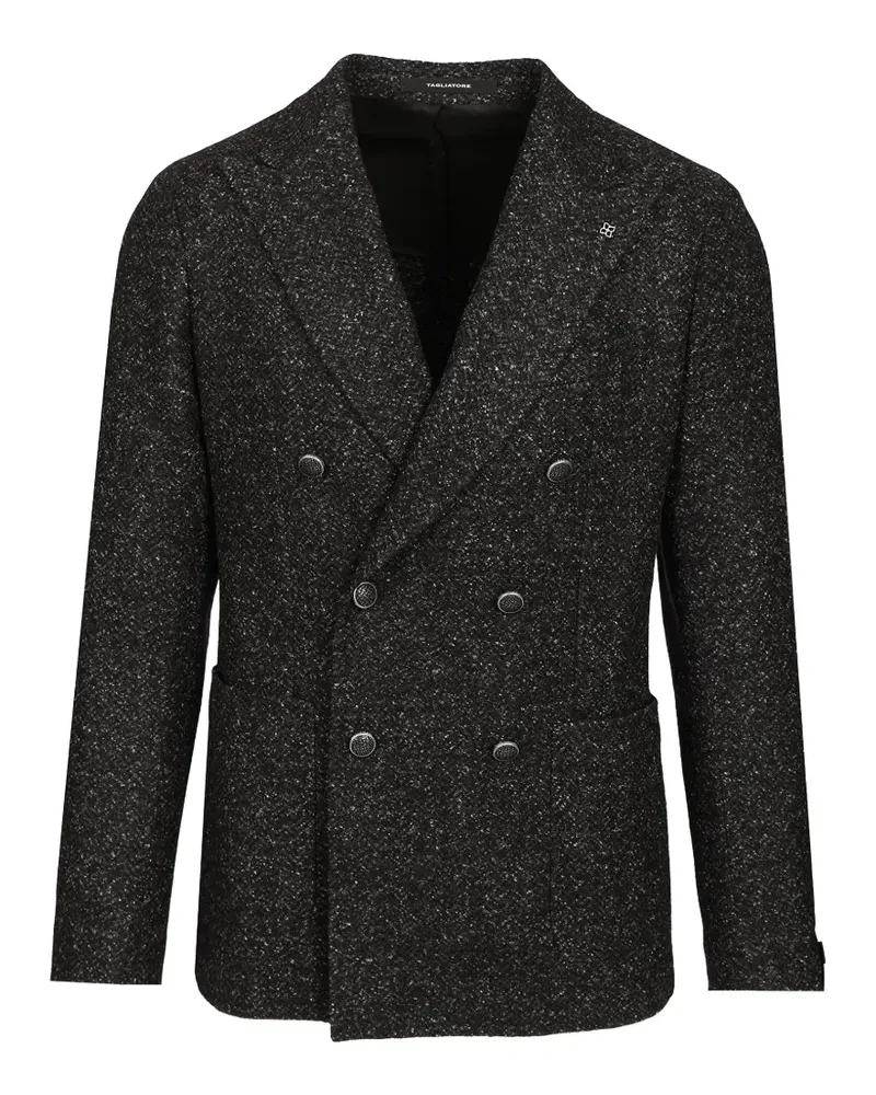 Tagliatore Montecarlo double-breasted blazer - Schwarz Schwarz